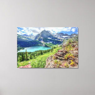 Impressão Em Tela Grinnell Glacier Vista