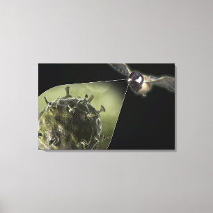 Impressão Em Tela Gripe aviária que sai do pássaro