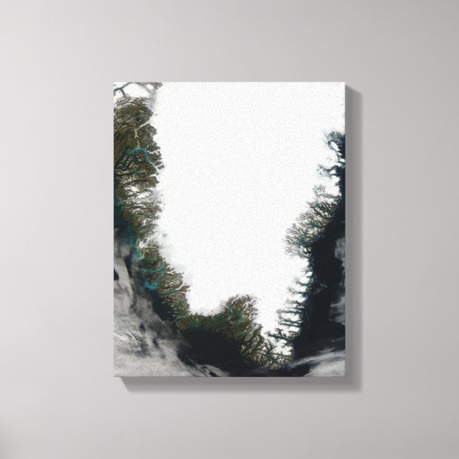 Impressão Em Tela Groenlândia Meridional (Frente)