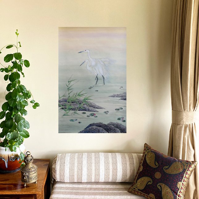 Impressão Em Tela Gruas no rio chinês (Criador carregado)