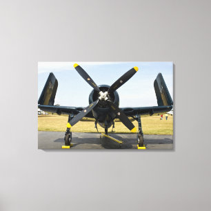 Impressão Em Tela Grumman F8F Bearcat caça embarcado da Marinha em