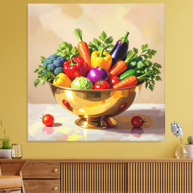 Impressão Em Tela „Grüne Kraft – Das Leben aus der Erde“ (Insitu(Sala de estar))