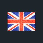 Impressão Em Tela Grunge Reino Unido Flag 2<br><div class="desc">Grunge United Kingdom Flag. Design está disponível em outros produtos.</div>
