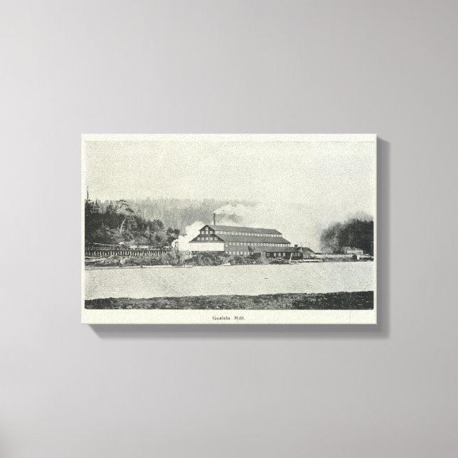 Impressão Em Tela Gualala Mill, Califórnia (Frente)