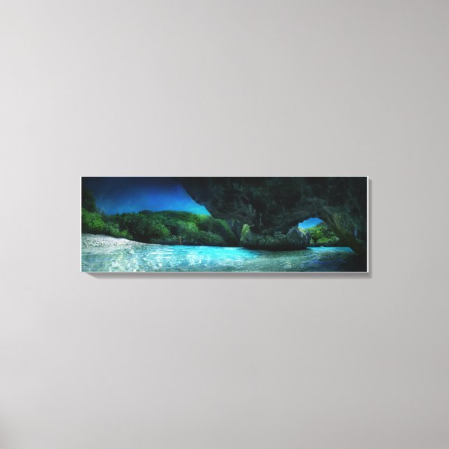 Impressão Em Tela GUAM Espanhol Etapas panorâmicas (Frente)