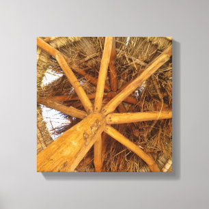 Impressão Em Tela Guarda-chuva com palha