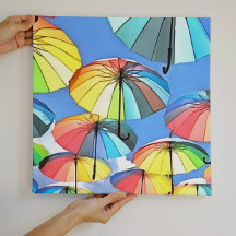 Guarda-Chuva Flutuante Céu Caprichoso Arte de Guar