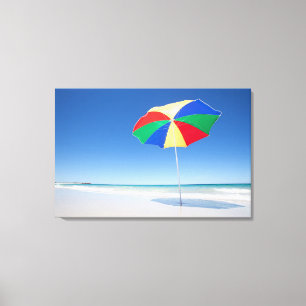 Impressão Em Tela Guarda-chuva na praia   Austrália
