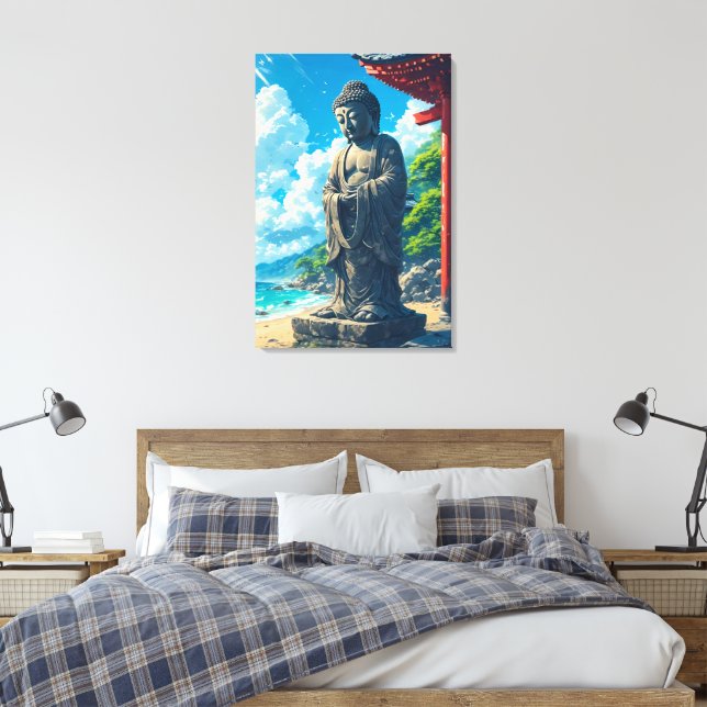 Impressão Em Tela Guardião Costeiro (Insitu(Quarto))