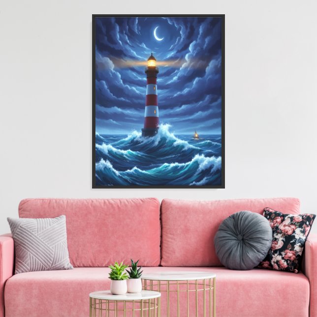 Impressão Em Tela Guardião da Noite (Insitu(Sala de estar))