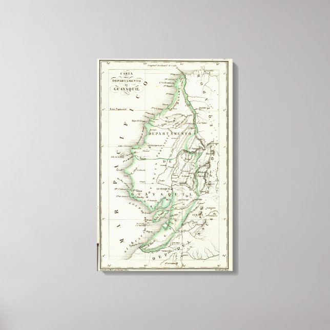 Impressão Em Tela Guayaquil (Frente)