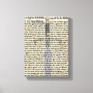 Impressão Em Tela Guerra espiritual