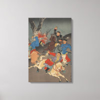 Guerra Japonesa Sino - Imagem de Arte Japonesa Vin