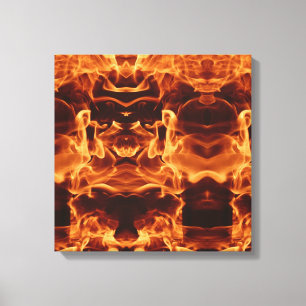 Impressão Em Tela Guerreiro Samurai