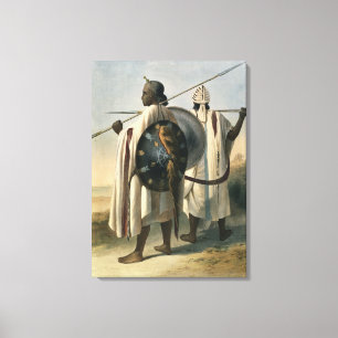 Impressão Em Tela Guerreiros Abyssinian, ilustração 'do vale