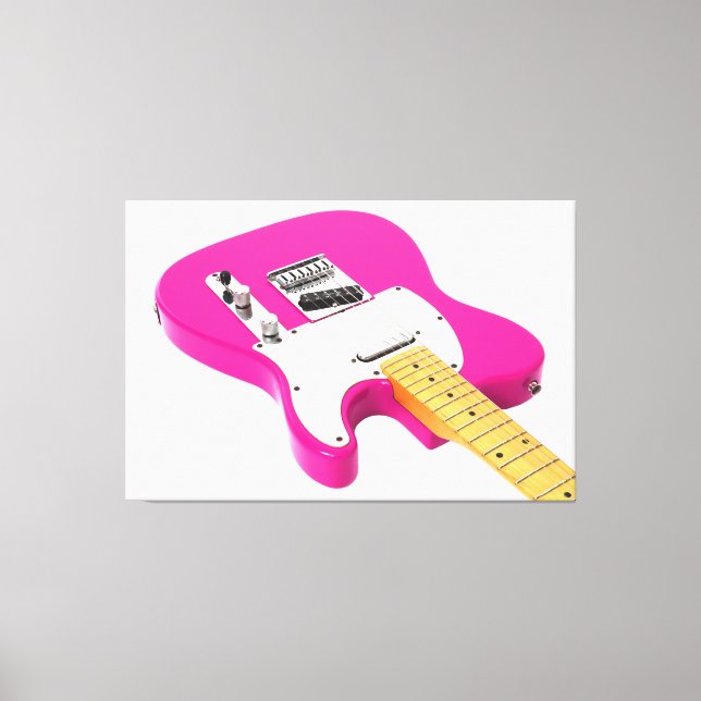 Impressão Em Tela GUITAR ELÉTRICO BUBBLEGUM 40x60 (Frente)