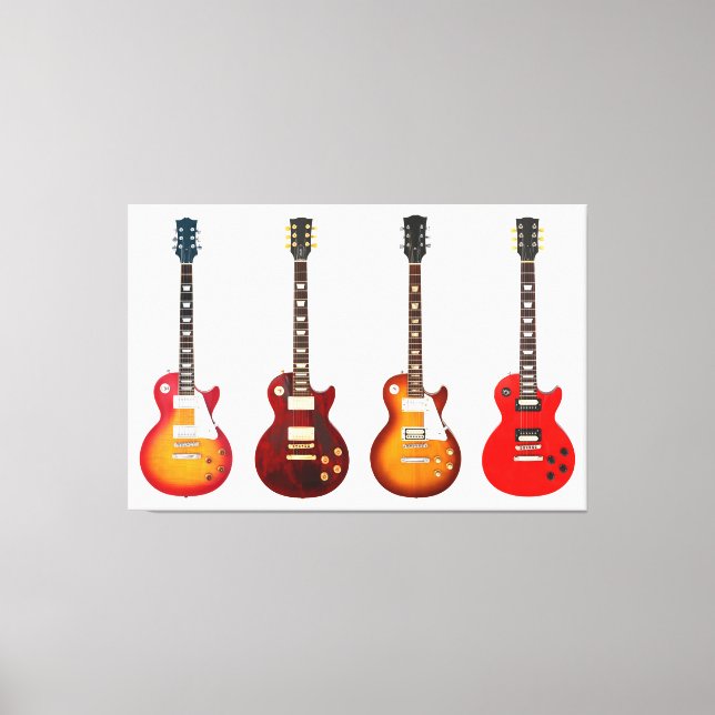 Impressão Em Tela GUITARS ELÉTRICOS ICONIC 40x60 (Frente)