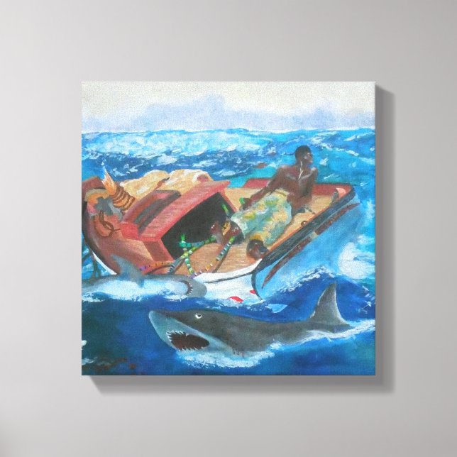 Impressão Em Tela Gulfstream de Homer Winslow revisitado (Frente)