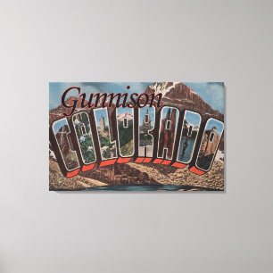 Impressão Em Tela Gunnison, Colorado - grandes cenas da letra