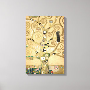 Impressão Em Tela Gustav Klimt - A Árvore da Vida, Friso Stoclet