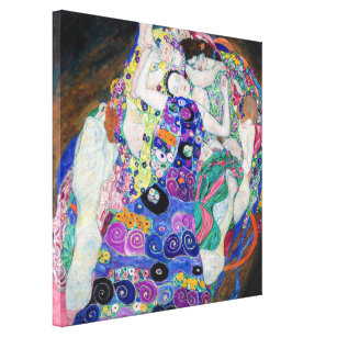 Impressão Em Tela Gustav Klimt - A Virgem