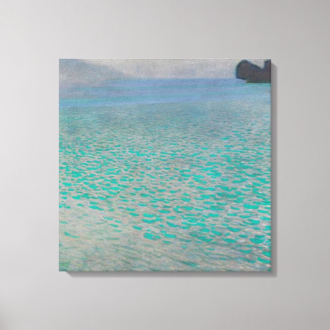 Impressão Em Tela Gustav Klimt Attersee (Frente)