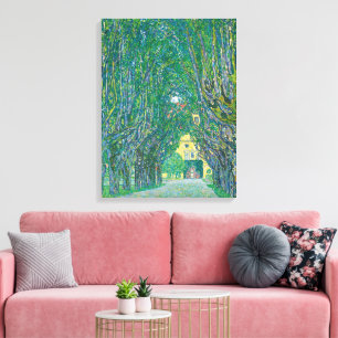 Impressão Em Tela Gustav Klimt: Avenida do Parque Schloss Kammer