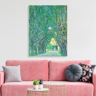 Impressão Em Tela Gustav Klimt: Avenida do Parque Schloss Kammer