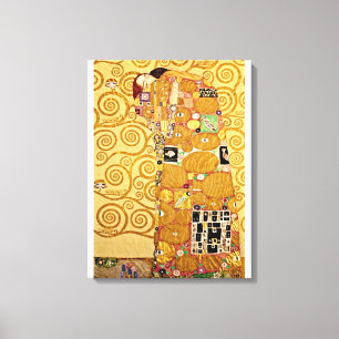 Impressão Em Tela Gustav Klimt - Cumprimento