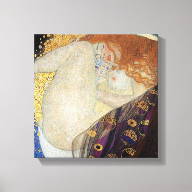 Impressão Em Tela Gustav Klimt - Danae (Frente)