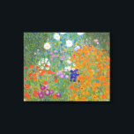 Impressão Em Tela Gustav Klimt Flower Garden Cottage Nature<br><div class="desc">Uma bela pintura de jardim - esta é uma pintura clássica de Gustav Klimt,  chamada Jardim de Algodão,  ou Jardim Bauergarten,  1907,  que é um close up de um jardim floral,  uma pintura floral colorida.</div>