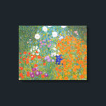 Impressão Em Tela Gustav Klimt Flower Garden Cottage Nature<br><div class="desc">Uma bela pintura de jardim - esta é uma pintura clássica de Gustav Klimt,  chamada Jardim de Algodão,  ou Jardim Bauergarten,  1907,  que é um close up de um jardim floral,  uma pintura floral colorida.</div>