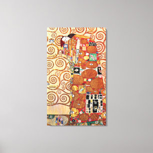 Impressão Em Tela Gustav Klimt - O Abraço - Pintura de Arte Fina