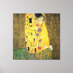 Impressão Em Tela GUSTAV KLIMT - O beijo de 1907<br><div class="desc">GUSTAV KLIMT - O beijo de 1907</div>