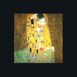 Impressão Em Tela Gustav Klimt O Beijo Vintage Art Nouveau Painting<br><div class="desc">Gustav Klimt The Kiss Vintage Art Nouveau Painting The Kiss (Em alemão: Der Kuss) foi pintado pelo pintor simbolista austríaco Gustav Klimt entre 1907 e 1908, ponto alto de seu período de Ouro, quando pintou várias obras em estilo semelhante. A pintura é amplamente considerada uma obra-prima do início do período...</div>