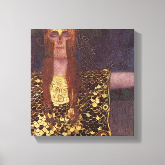 Impressão Em Tela Gustav Klimt - Pallas Athena (Frente)