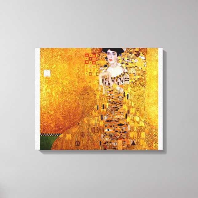 Impressão Em Tela Gustav Klimt Retrato de Adele Bloch-Bauer (Frente)