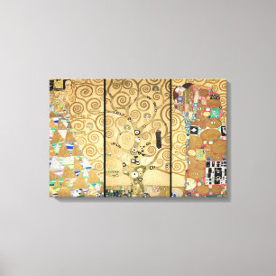 Impressão Em Tela Gustav Klimt - Stoclet Frieze Árvore da Vida