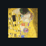 Impressão Em Tela Gustav Klimt - The Biss<br><div class="desc">Kuss Beijo/Der - Gustav Klimt em 1907-1908</div>