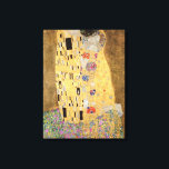 Impressão Em Tela Gustav Klimt | The Kiss, 1907-08<br><div class="desc">The Kiss,  1907-08 | por Gustav Klimt | Art Location: Osterreichische Galerie Belvedere,  Viena,  Áustria | Artista Austríaco | Número da coleção de imagens: XAM601</div>