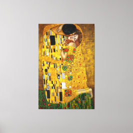 Impressão Em Tela Gustav Klimt The Kiss (1907-1908)