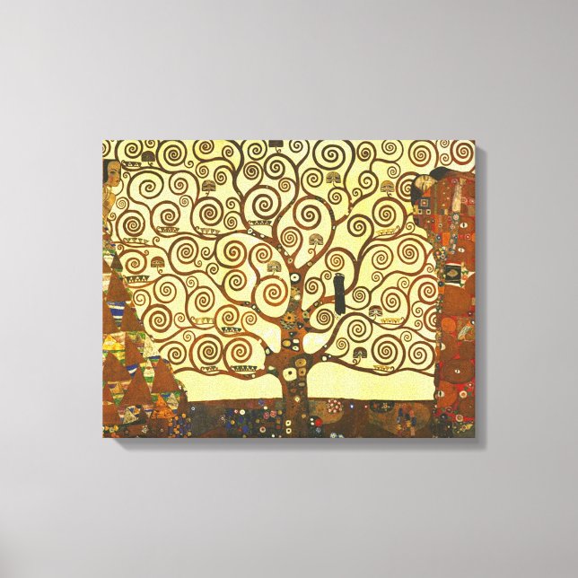 Impressão Em Tela Gustav Klimt Tree of Life (Frente)