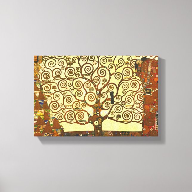 Impressão Em Tela Gustav Klimt Tree of Life (Frente)