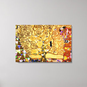 Impressão Em Tela Gustav Klimt Tree of Life: Art Nouveau Symbolista