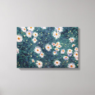 Impressão Em Tela Gustave Caillebotte - Cama de Margaridas, Detalhe