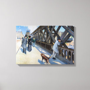 Impressão Em Tela Gustave Caillebotte - Le Pont de l'Europe