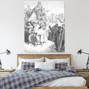 Impressão Em Tela Gustave Doré - José é Vendido pelos Irmãos