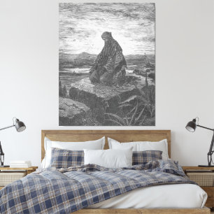 Impressão Em Tela Gustave Doré - O Profeta Isaías