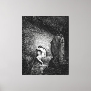 Impressão Em Tela Gustave Doré - Onde os Falsificadores São Punidos 
