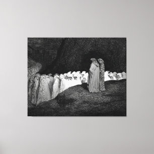 Impressão Em Tela Gustave Doré - Onde os hipócritas são punidos